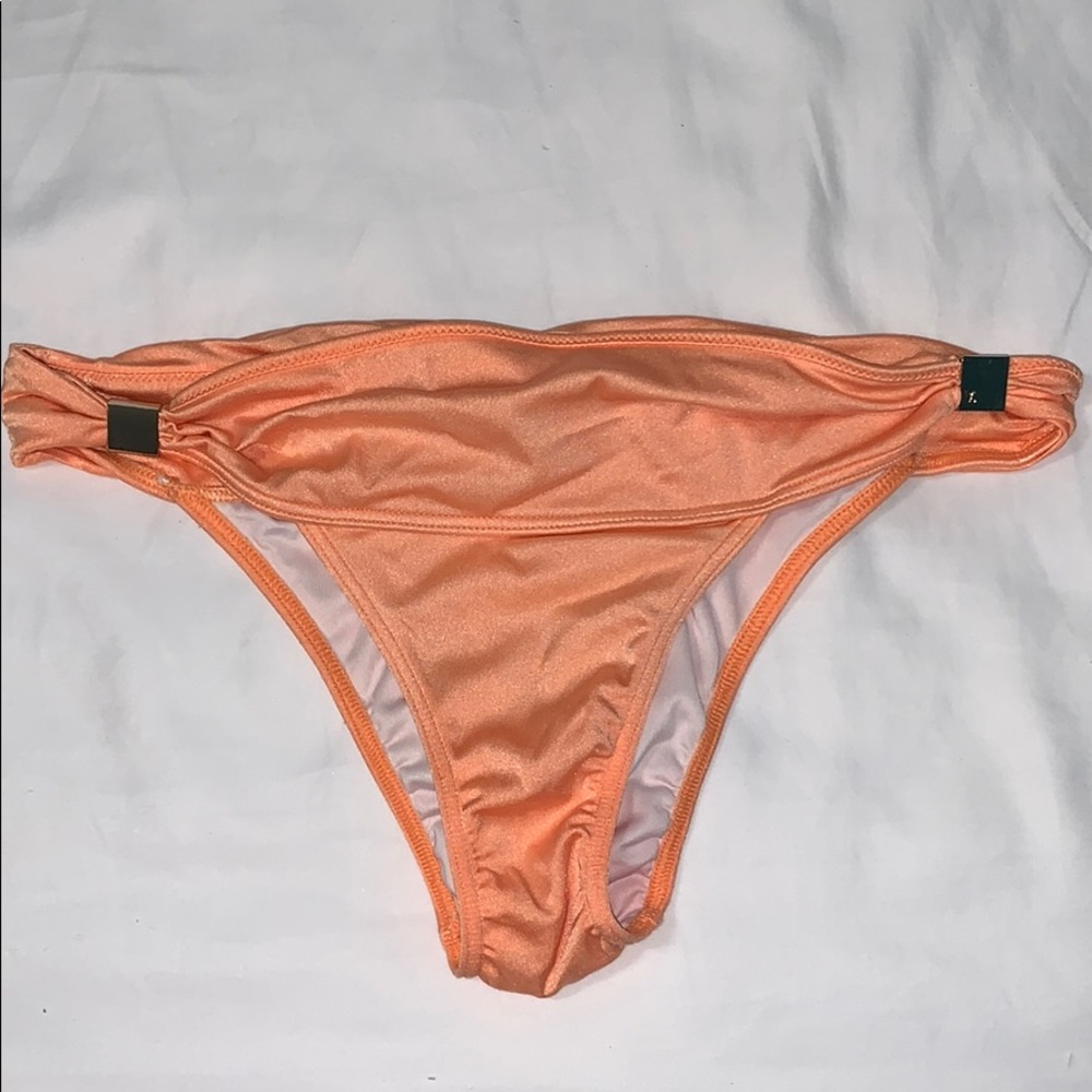 VS Cheeky Orange Shimmer Bikini Bottom